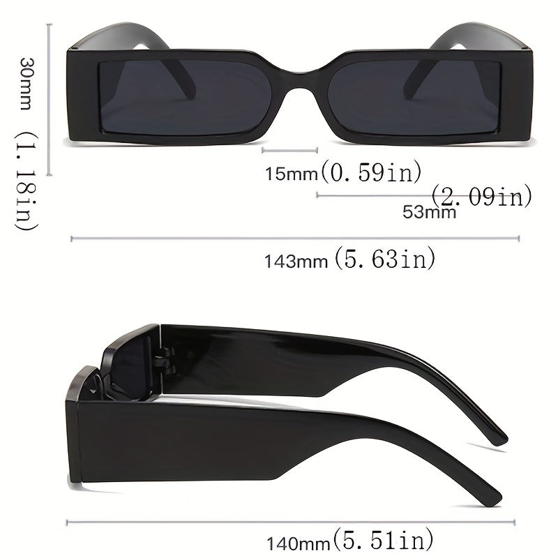 Rectangular Small Frame Sunglasses