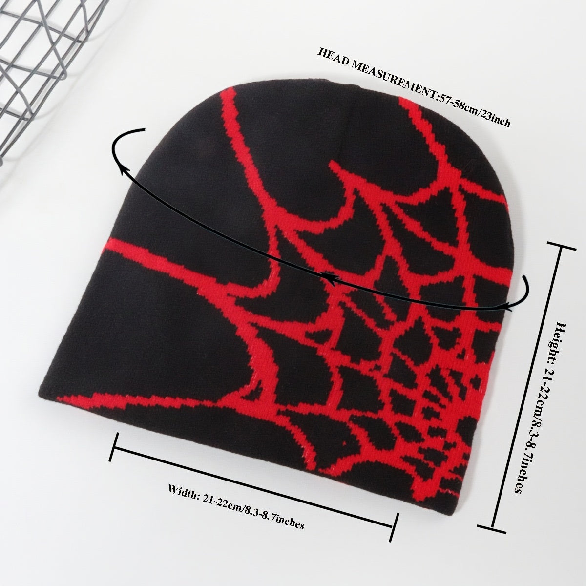 Y2K Spider Web Beanie