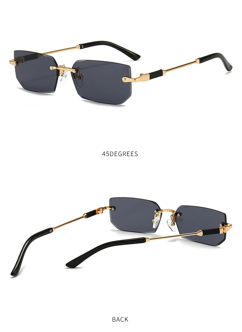 3pc Rimless Sunglasses