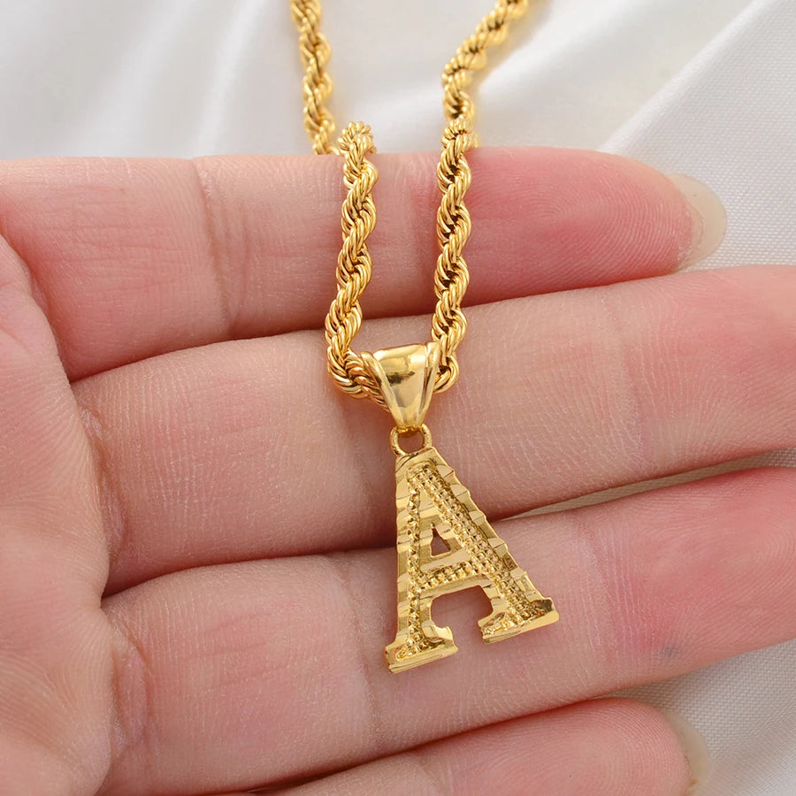 Gold Initial Pendant