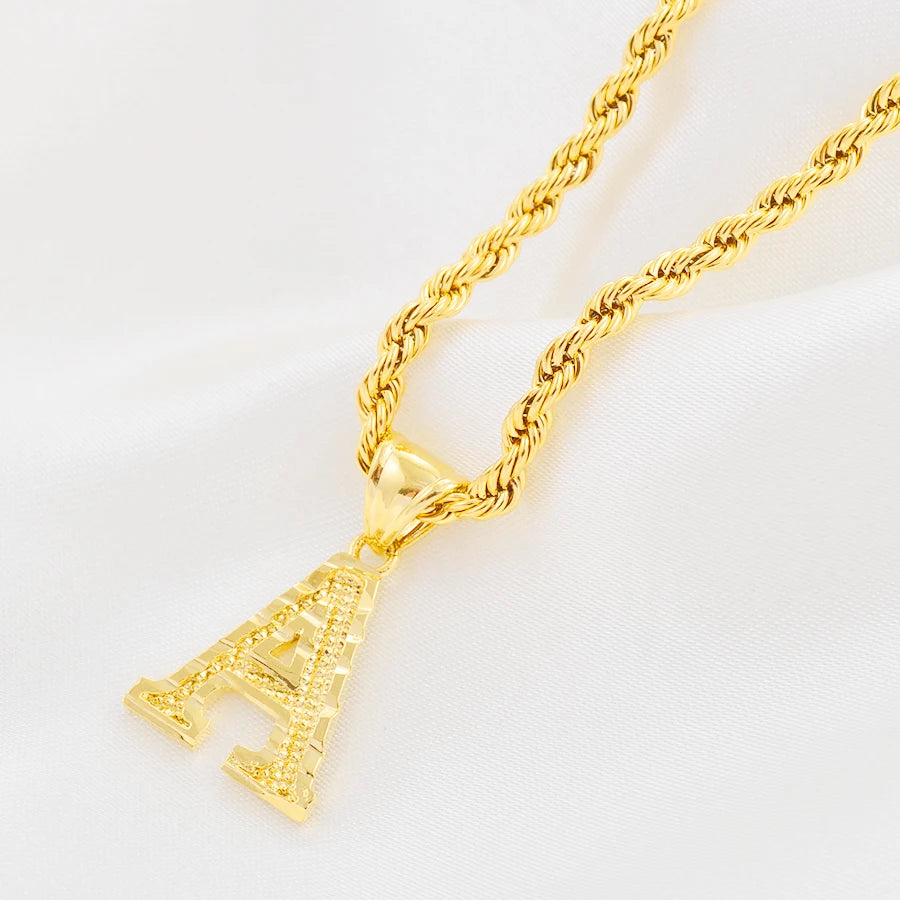 Gold Initial Pendant