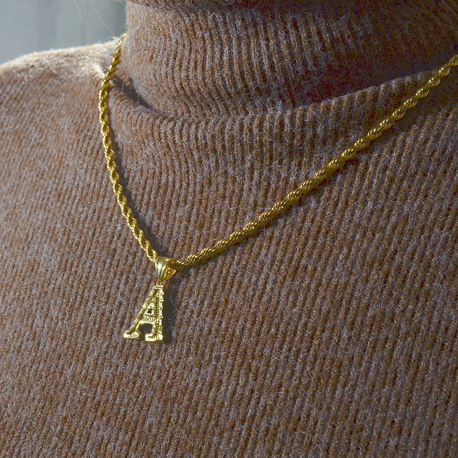 Gold Initial Pendant