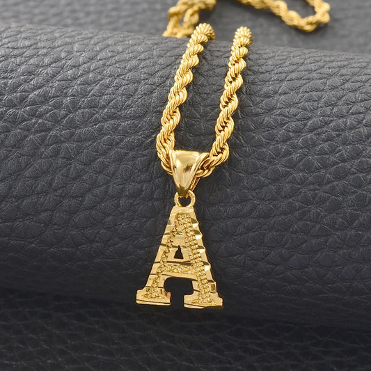 Gold Initial Pendant