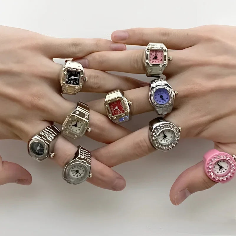 Y2K Punk Watch Rings