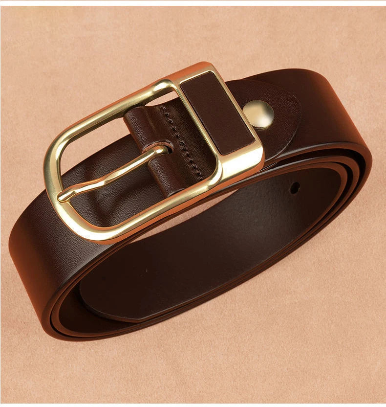 Classy Brown Leather Belt