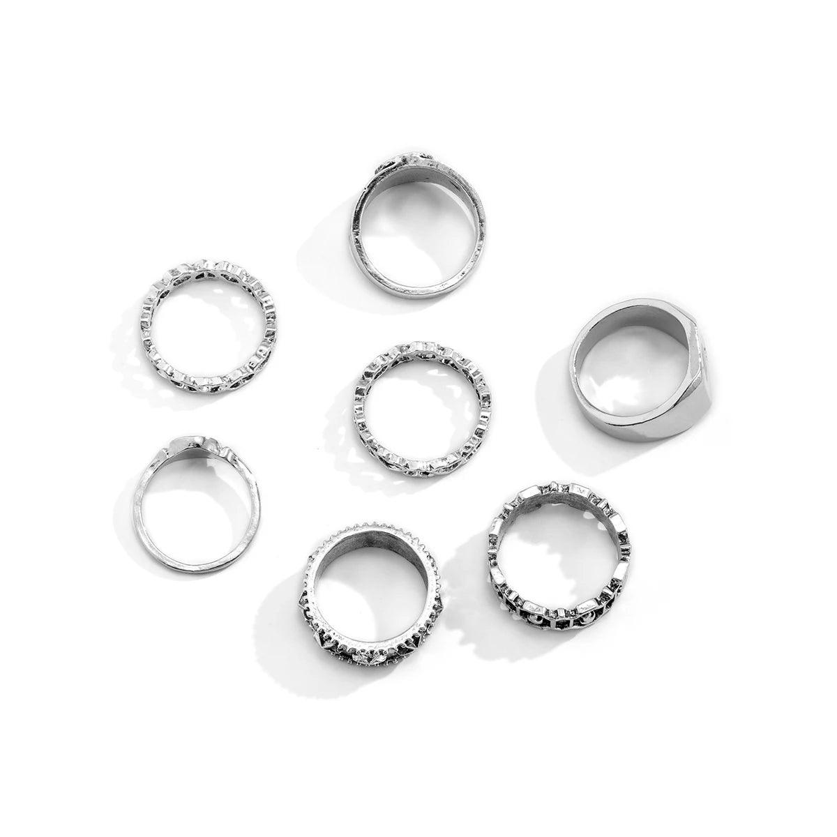 7Pcs Set Rings